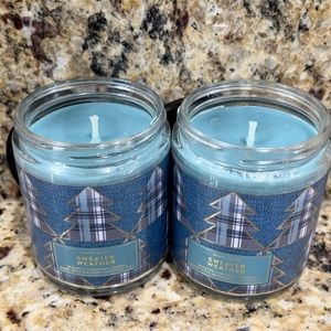 Bath & Body Works Candles Sweater Weather